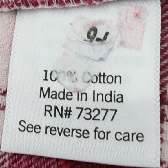 Croft & Barrow Plaid Long Sleeve Button Down Flannel Shirt Women Size Medium - Picture 8 of 12